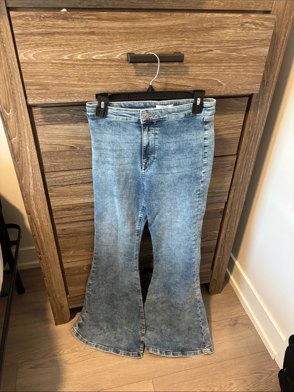 Women's Light Blue Flare Jeans